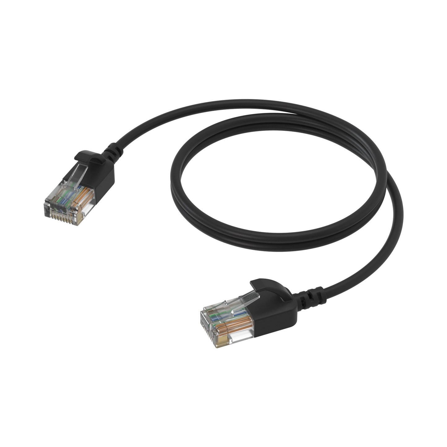 CAT6A Patchkabel (SLIM) - U/UTP | LSHF | Black | 2m