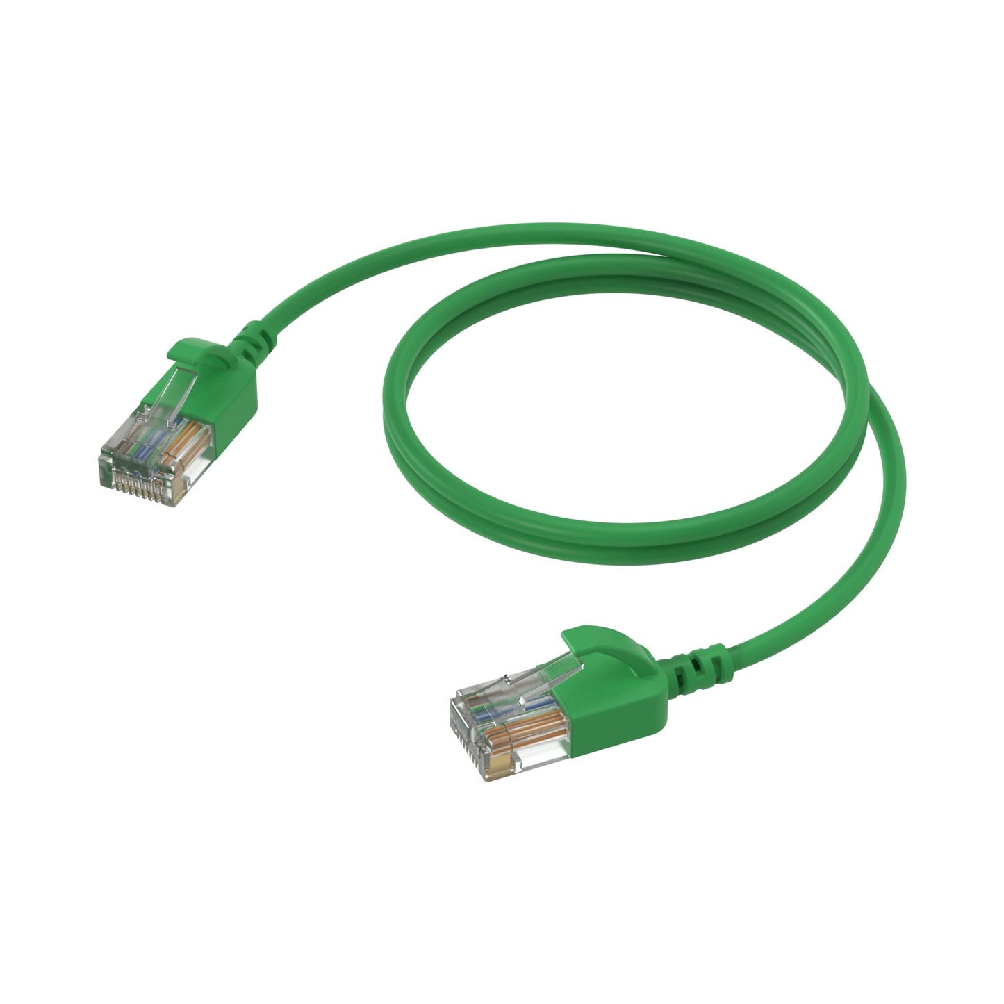 CAT6A Patchkabel (SLIM) - U/UTP | LSHF | Green | 0,3m