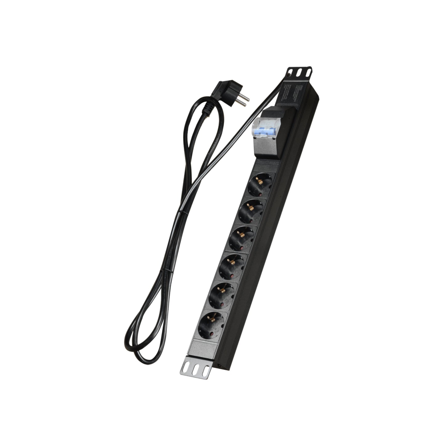 PDU-6PN, PDU - 6xSchuKo 240V | 16A | Rack | 1U | EU | FI