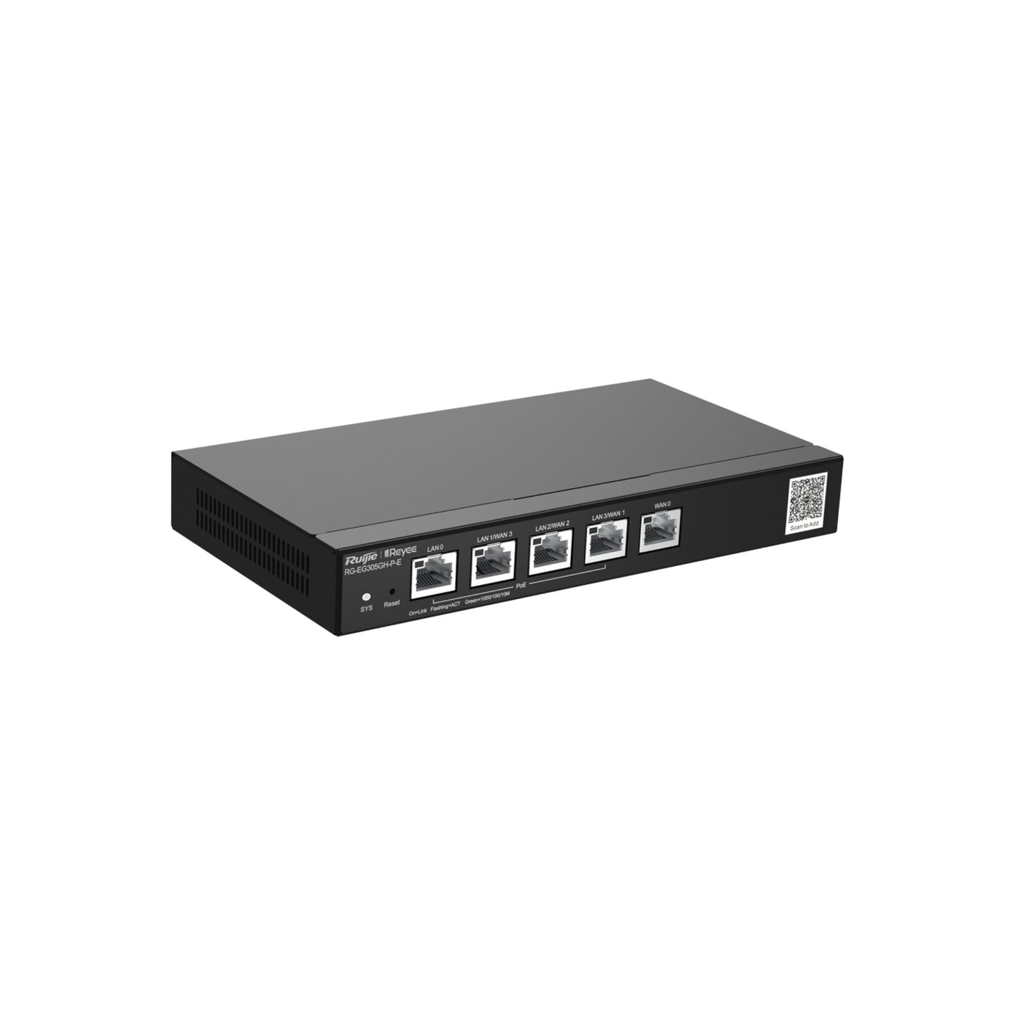RG-EG305GH-P-E, Hochleistungs Cloud Managed Office PoE-Router - 5xGE | 300 Clients