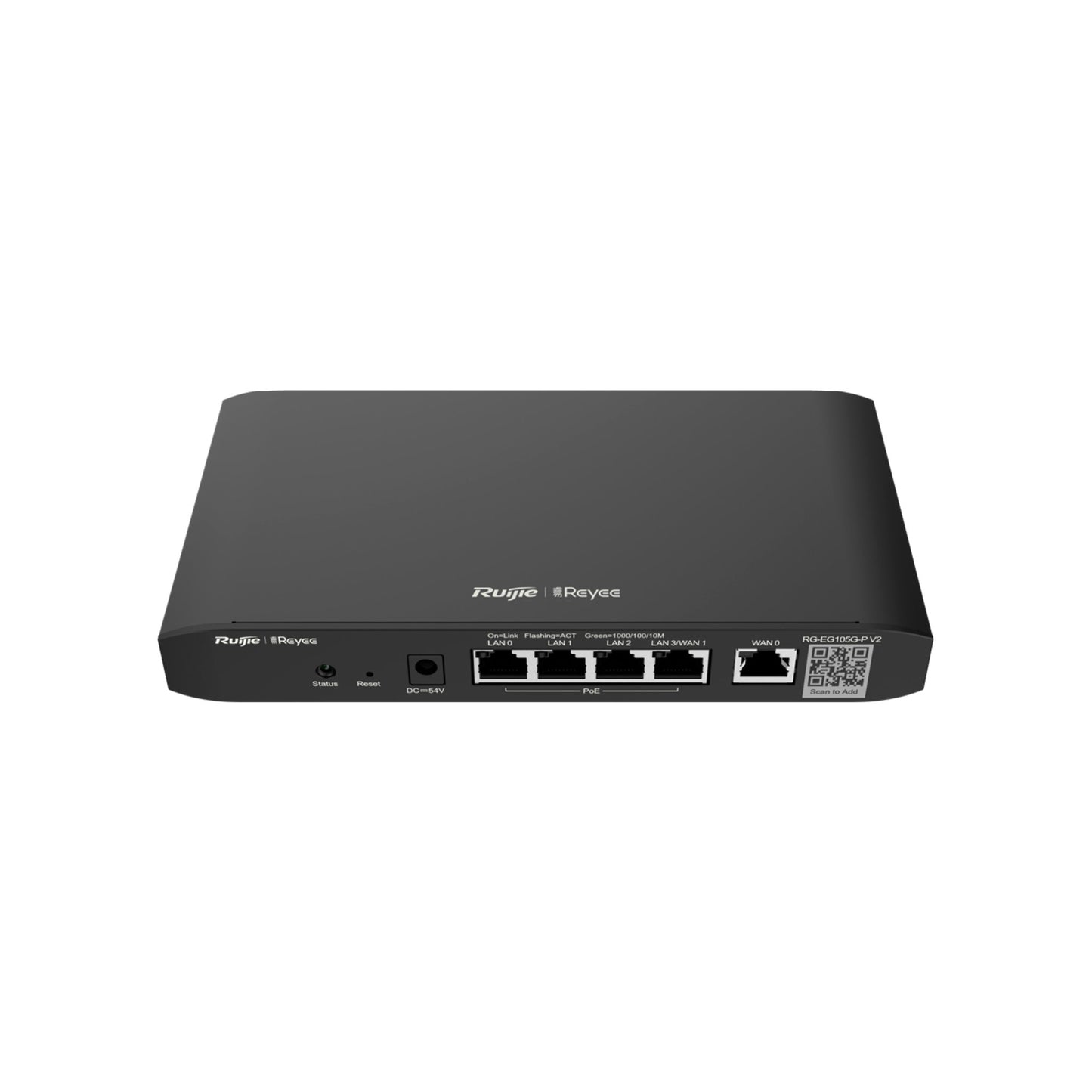 RG-EG105G-P V2, Cloud Managed PoE-Router - 5xGE | 100 Clients