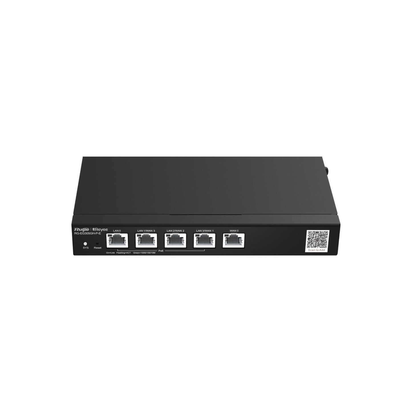 RG-EG305GH-P-E, Hochleistungs Cloud Managed Office PoE-Router - 5xGE | 300 Clients