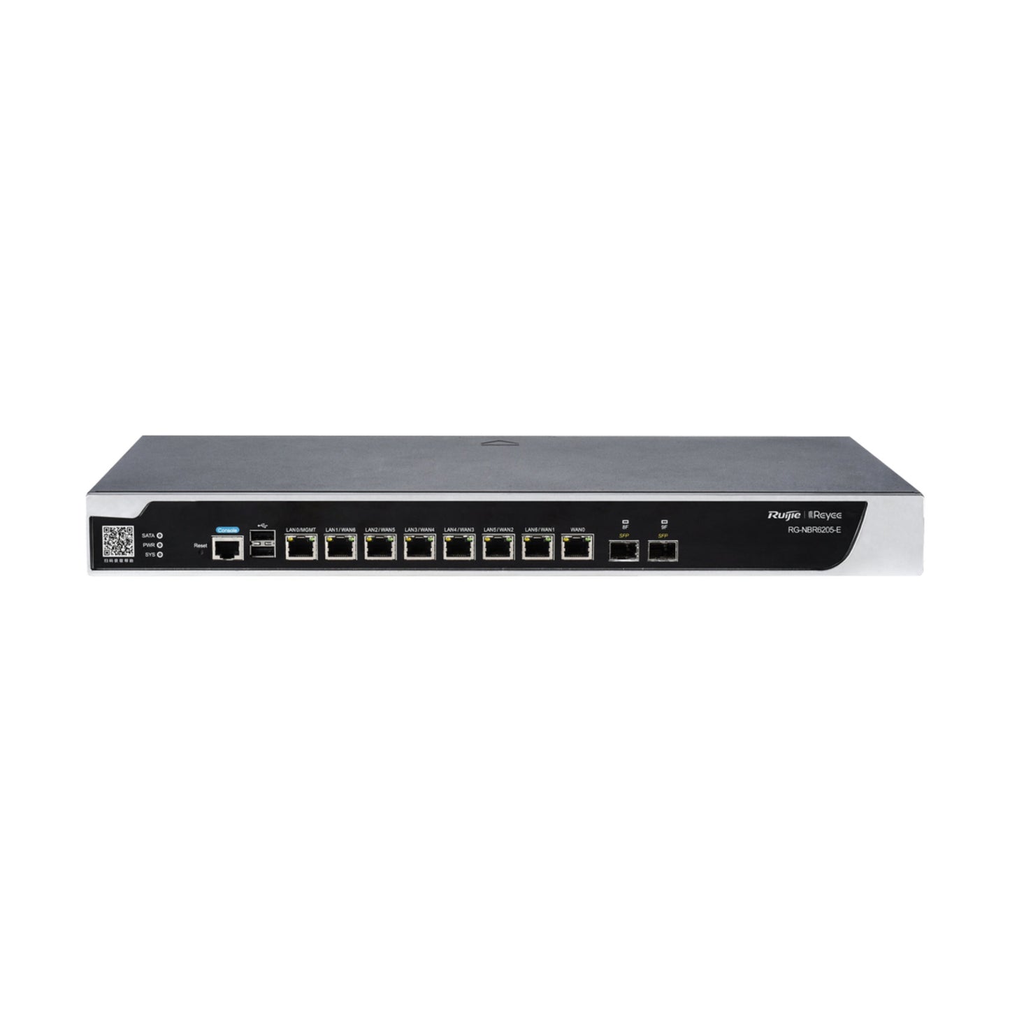 RG-NBR6205-E, Hochleistungs Cloud Managed Security Router - 2xSFP 8xGE | 500 Clients