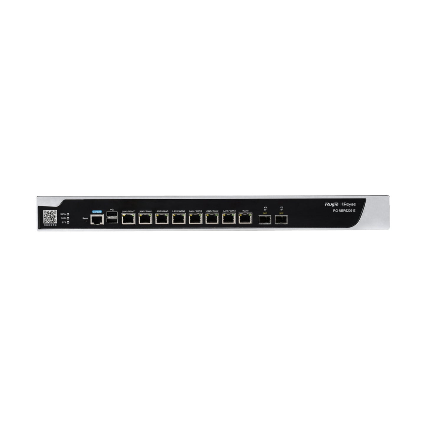 RG-NBR6205-E, Hochleistungs Cloud Managed Security Router - 2xSFP 8xGE | 500 Clients