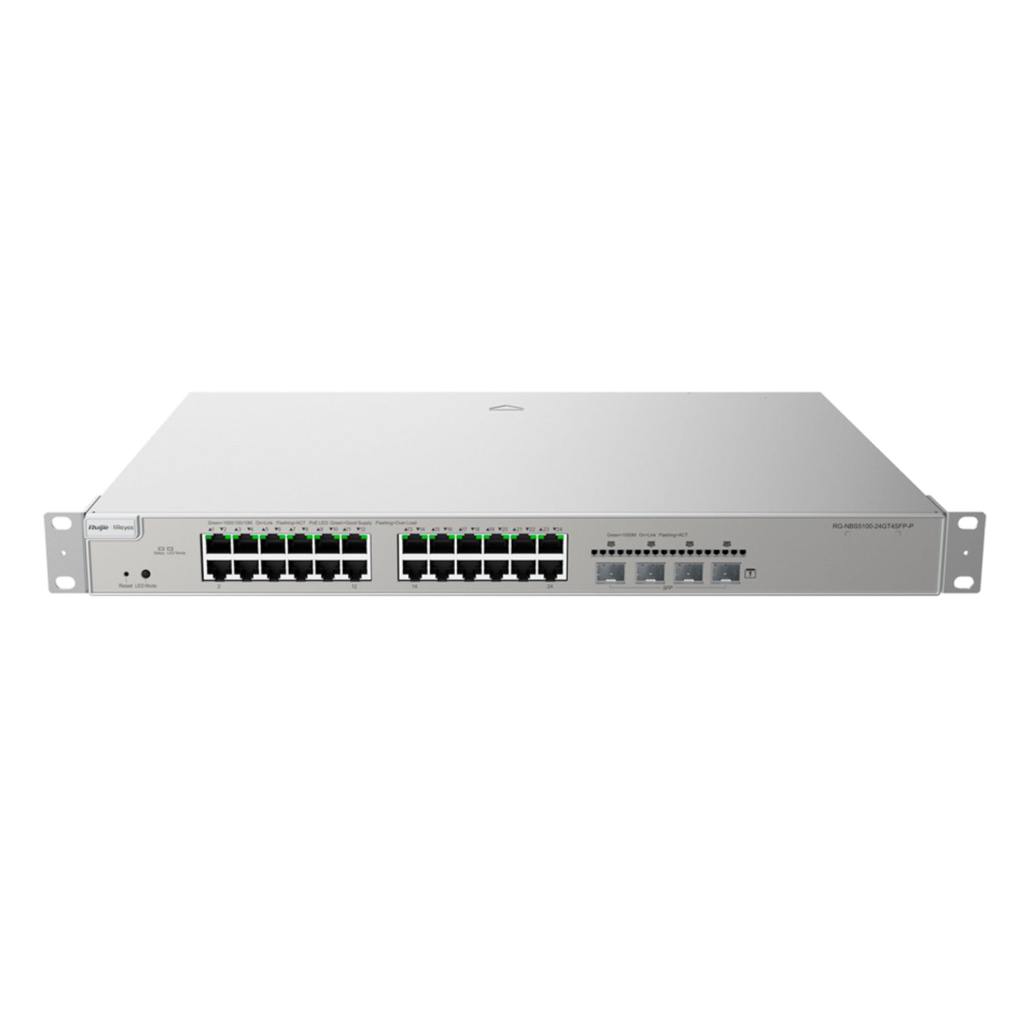 RG-NBS5100-24GT4SFP-P, L3 Gigabit Cloud Managed PoE-Switch - 4xSFP 24xGT | L3 | PoE