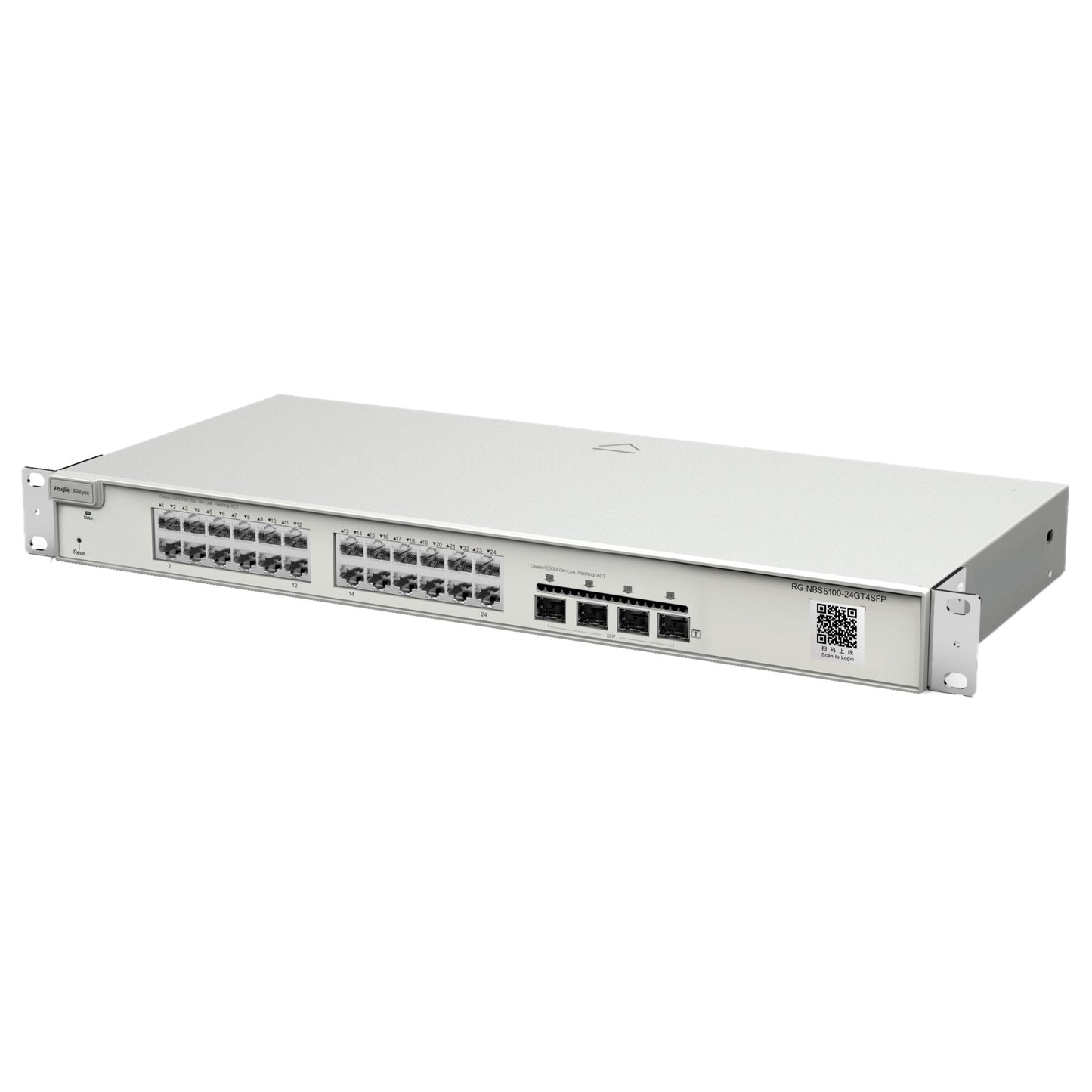 RG-NBS5100-24GT4SFP, L3 Gigabit Cloud Managed Switch - 4xSFP 24xGT | L3