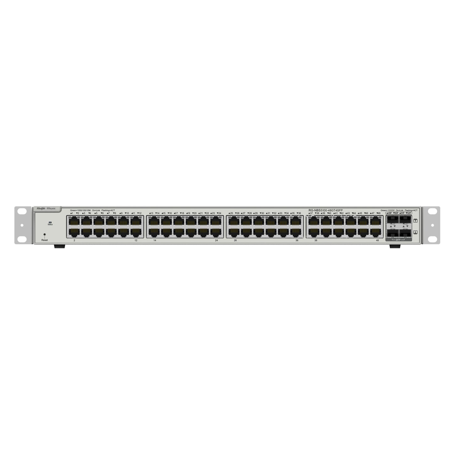 RG-NBS5100-48GT4SFP, L3 Gigabit Cloud Managed Switch - 4xSFP 48xGT | L3