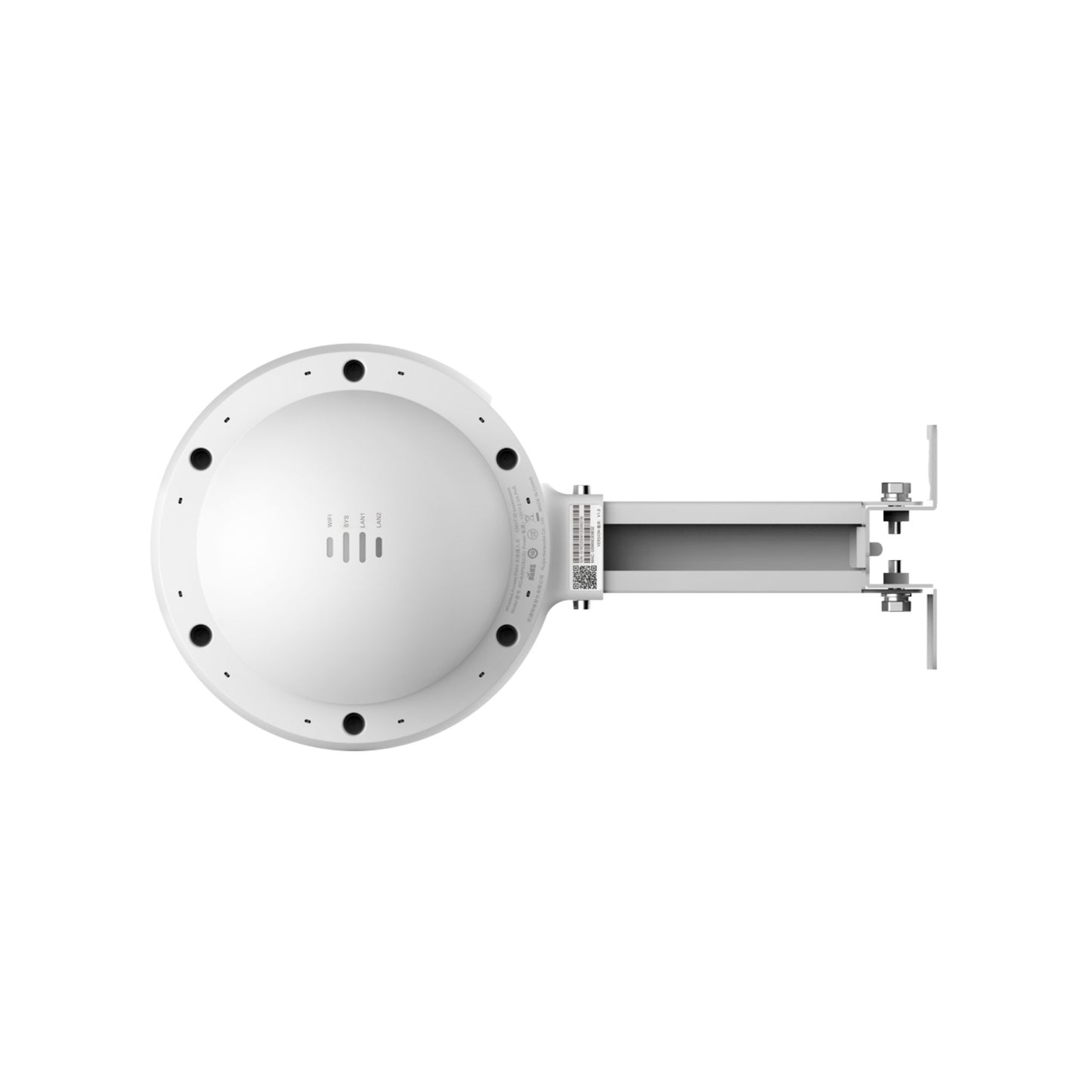 RG-RAP6262G, Wi-Fi 6 AX1800 Outdoor Omnidirectional Mesh Access Point - 2xGE | IP68 | Mesh | 100 Clients