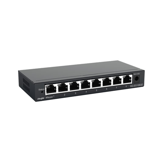 RG-ES108GD, Unmanaged Switch - 8xGE