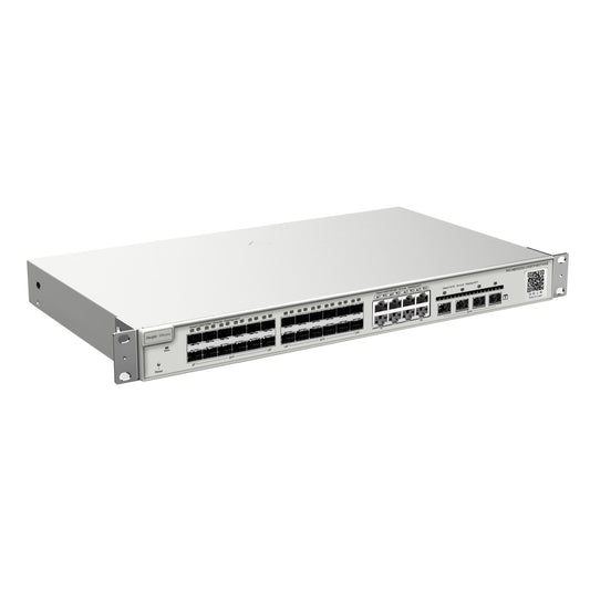 RG-NBS5200-24SFP-8GT4XS, L3 10G Cloud Managed Switch - 4xSFP+ 24xSFP 8xComboGT | L3 | 10G