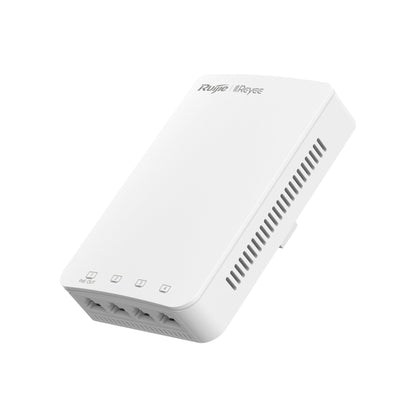 RG-RAP1200P, Wi-Fi 5 AC1300 Indoor Wall Access Point - 5xGE | PoE Out | 80 Clients